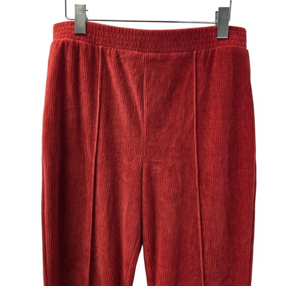 Aerie Groove-On High Rise Corduroy Seamed Flare Pants Size Large - Picture 4 of 6